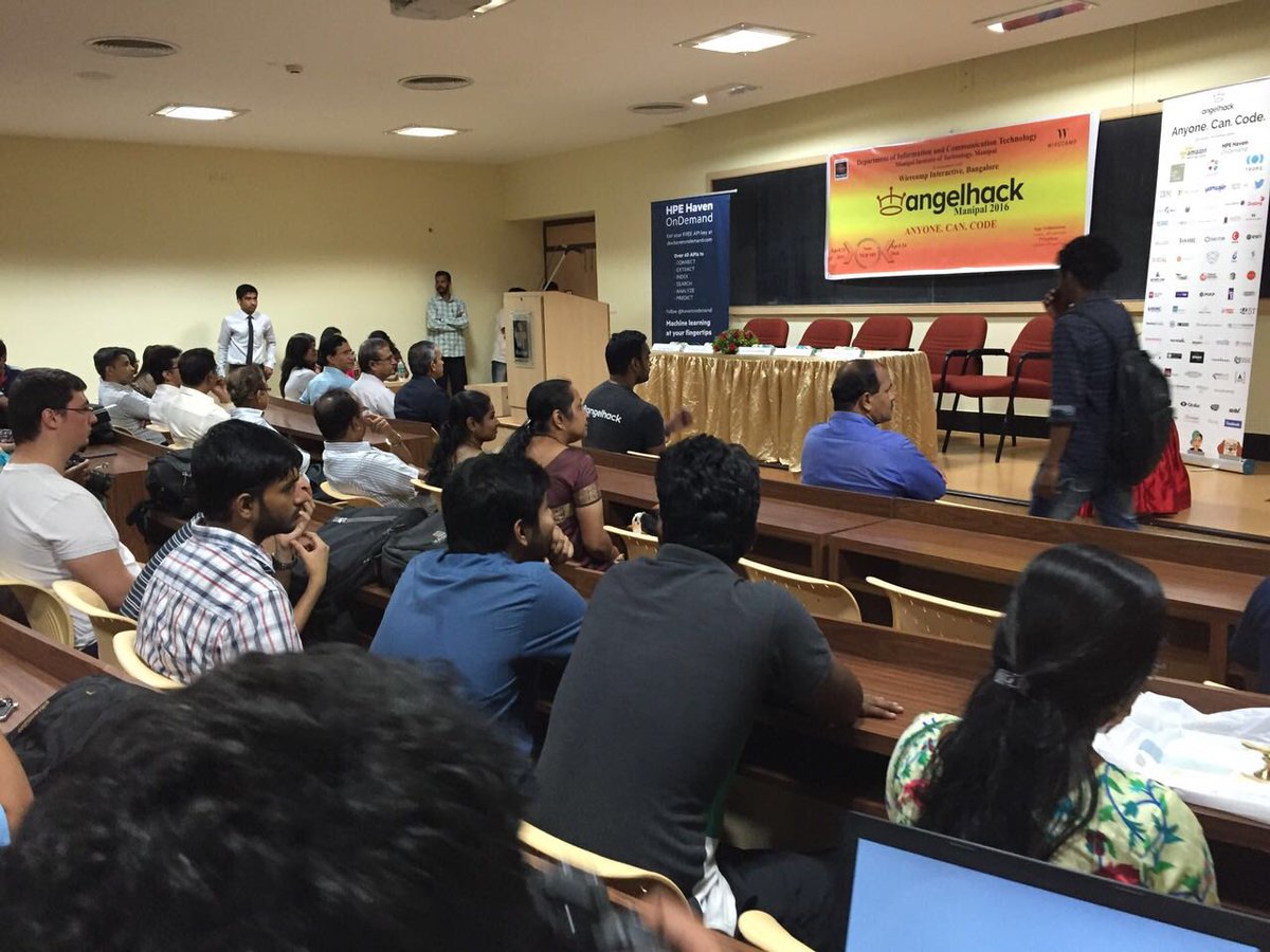 narayananratish's tweet photo. All set to kickoff #AH9 #angelhackmanipal #hackathon #angelhack are you ready #manipal https://t.co/Hn9cWreymb