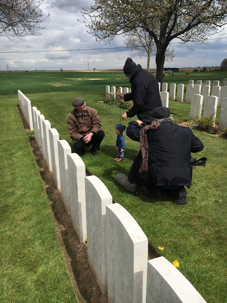 <a href="/WellingtonChap/">Matthew Buck</a> is brought down to earth at Logueval #anzac2016 #westernfront #somme2016