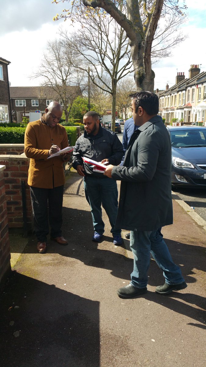 A Super Duper GOTPV day in #Plaistow North - lots of support on the ground for @SadiqKhan & @unmeshdesai #TeamKhan