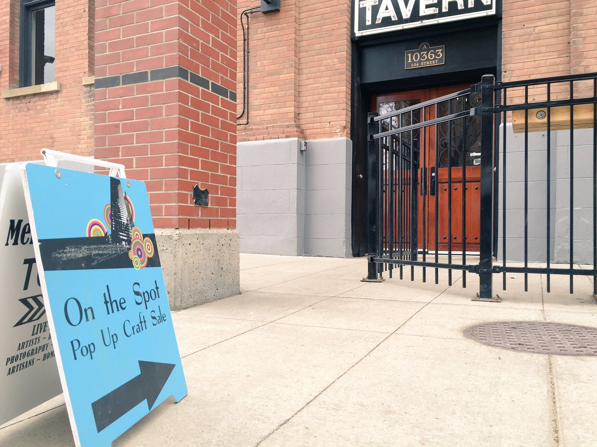 cashmobyeg's tweet photo. The @OntheSpotPopUp is ready to go in @MercerTavern. Don't miss it! #cashmobyeg #yeg https://t.co/r3e6MJUN66