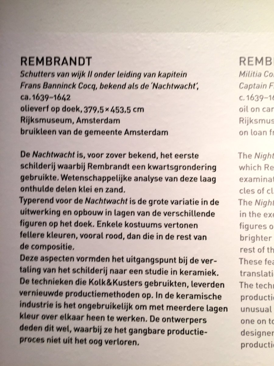 RosmarynBoender's tweet image. @RembrandtLAB in #Leiden toont hoe #Rembrandt de #kleuren van de #Nachtwacht en #Anatomieles heeft opgezet.Aanrader!