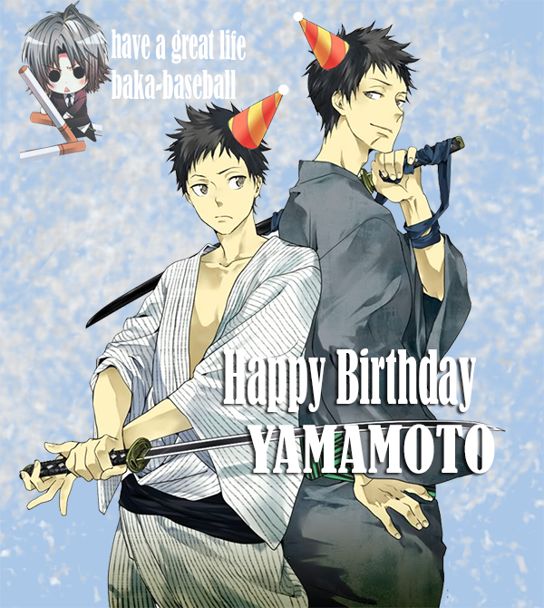 Gokudera_KHR's tweet photo. HBD ไอ้บ้าเบสบอล
อย่าถามว่ามุมซ้ายคืออะไร.. 
ฉันจะแทรกตัวเองเข้าไปด้วยมีปัญหาไรไหมฟะ #เดี๋ยว https://t.co/YMBx4NQsPm