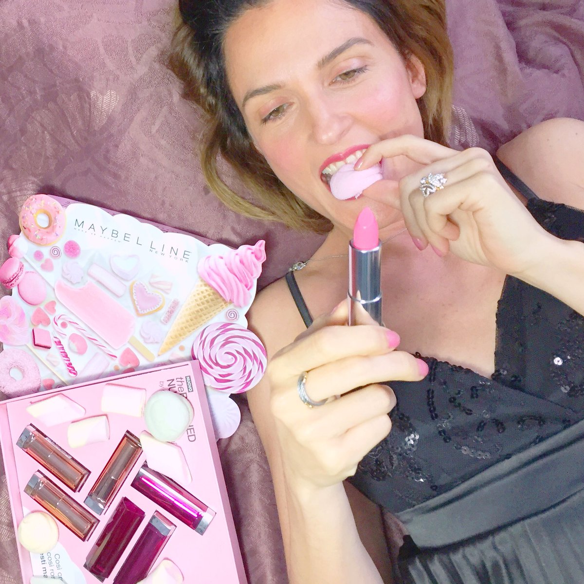MaggieDallosped's tweet photo. “Color Sensational The Blushed Nudes! Così rosa-così cremoso #colorsensationalblushed #sopinksocreamy #pinkilicious https://t.co/MM3gp1cvsB