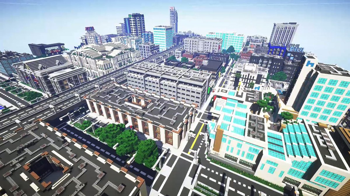 Minecraft Xbox One: Downtown City Greenfield map Download » Minecraft Xbox one maps download minecraft greenfield city map download