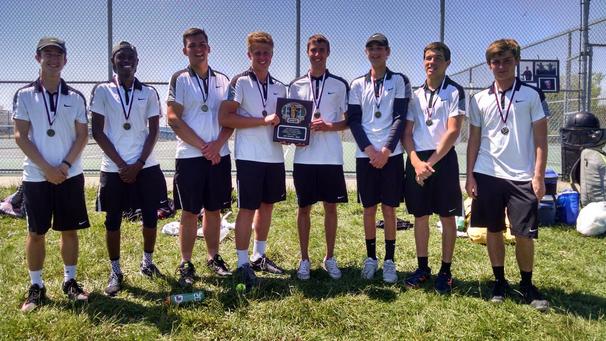 LSHSBoysTennis's tweet photo. Congrats Varsity for winning the Mike VanB Doubles Invite! Three 1st and one 2nd. What a day! #inmemoryofmike https://t.co/fqrhha1clB
