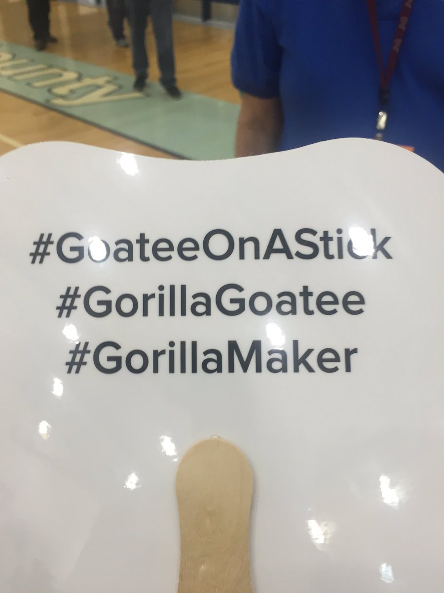 dr_poe's tweet photo. How awesome #gorillagoatee #gorillamaker #goateeonstick - @GorillaMaker - awesome Parnters for @nkymakerspace https://t.co/GM6j7OQtVV