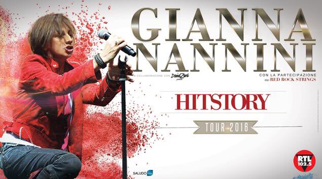 rtl1025's tweet photo. Non perdete #HitStoryTour di @GiannaNannini in giro per l'Italia! Info @fepgrouplive @rtl1025 media partner #Amici15 https://t.co/E43TUYT6J4