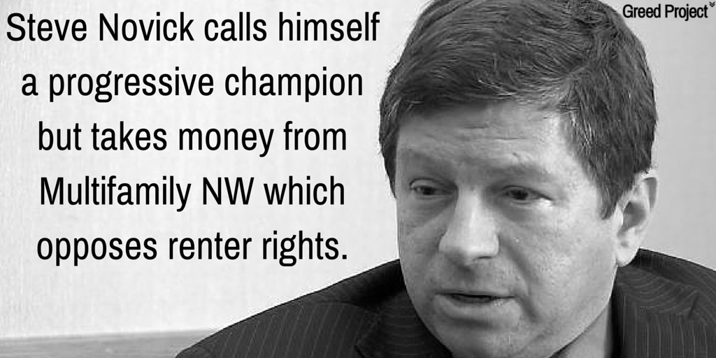 greedproject's tweet photo. @stevenovick calls himself a progressive champion but takes money from PAC's that oppose renter protections https://t.co/75Qso3Gu1D