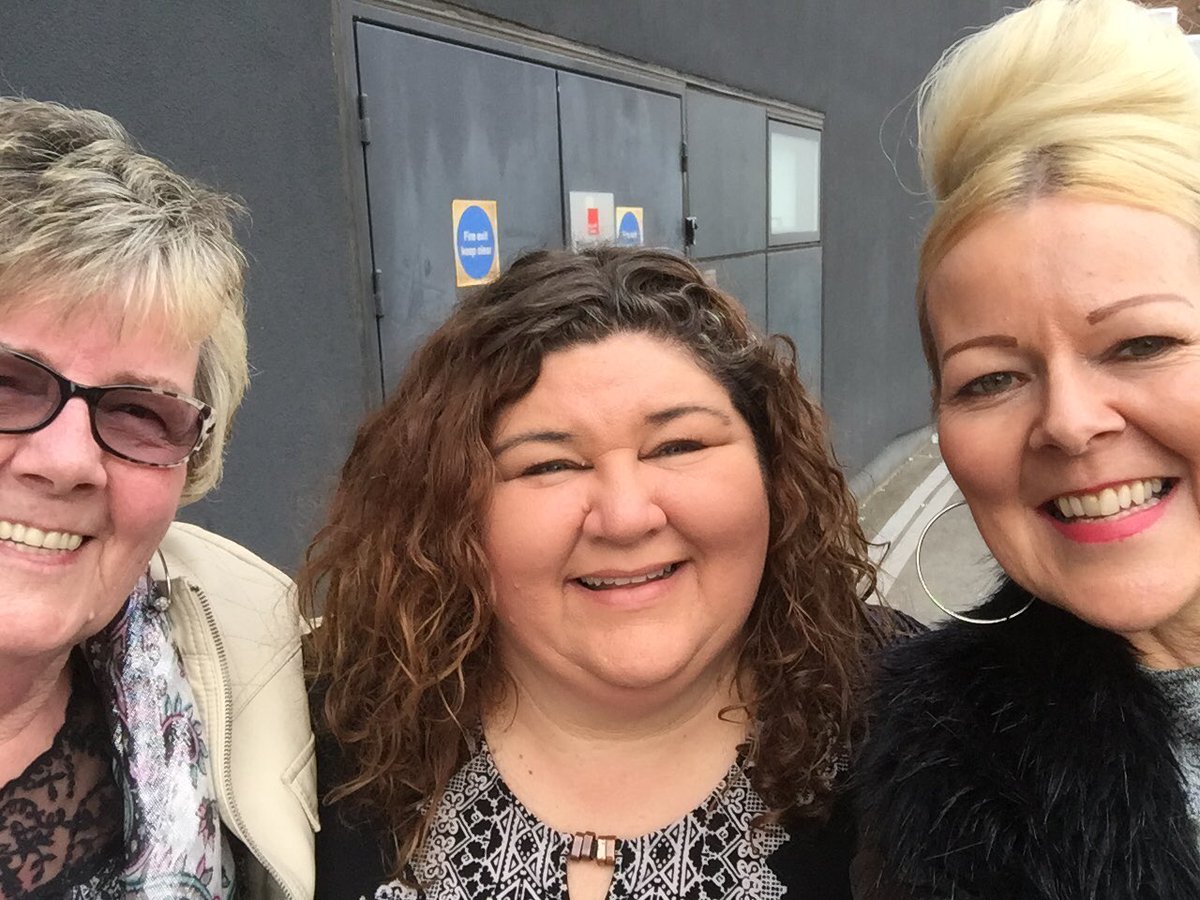TraceyMc25's tweet photo. Thanks for the pic @cherylfergison1 you were all amazing @BelgradeTheatre this afternoon #menopausethemusical https://t.co/qUl0RfrZ13