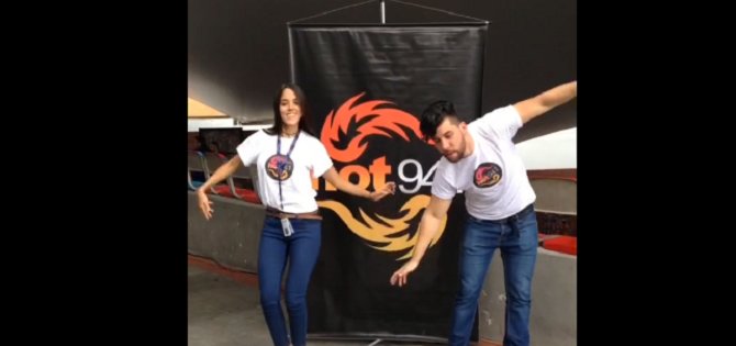 Hot94's tweet photo. Hoy es la primera edición del #HatilloFest y la movil de HOT 94 dice presente con @AndreYdler y @fafaalvarez https://t.co/IcCCXLhD2w