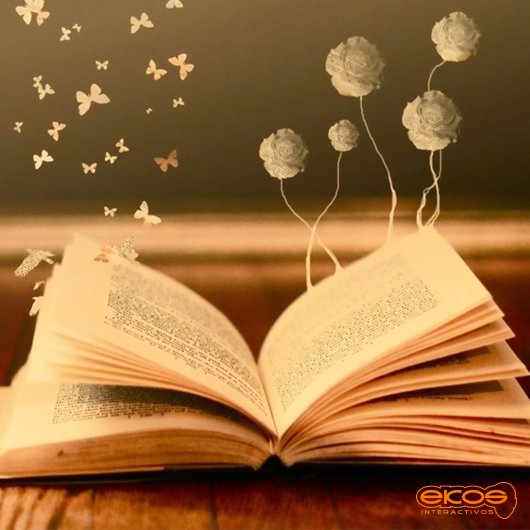 ekosinteractive's tweet image. Páginas que te permite volar a mundos fantásticos e historias inimaginables. 
#DíaDelLibro