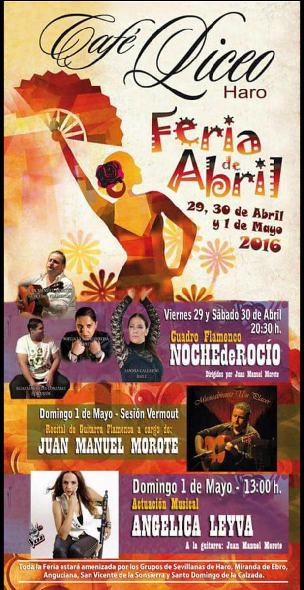 mafiilla's tweet photo. #FlamencoTime Nos vamos de Feria con @Angelica_Leyva a Haro https://t.co/m6C6EKUoFK