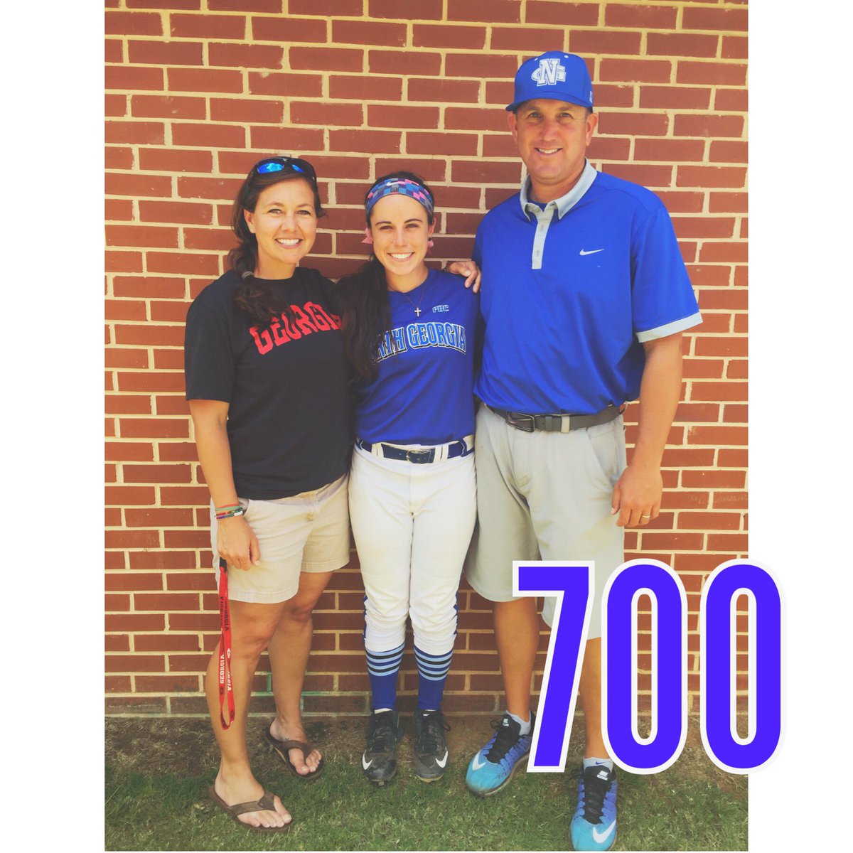 coachbrooker12's tweet photo. Congratulations @MikeDavo17 on WIN #700!!! Great to see you both. #UNG #GMCprep @macy_onefour 💙⚾️ https://t.co/yf7hi00S4z
