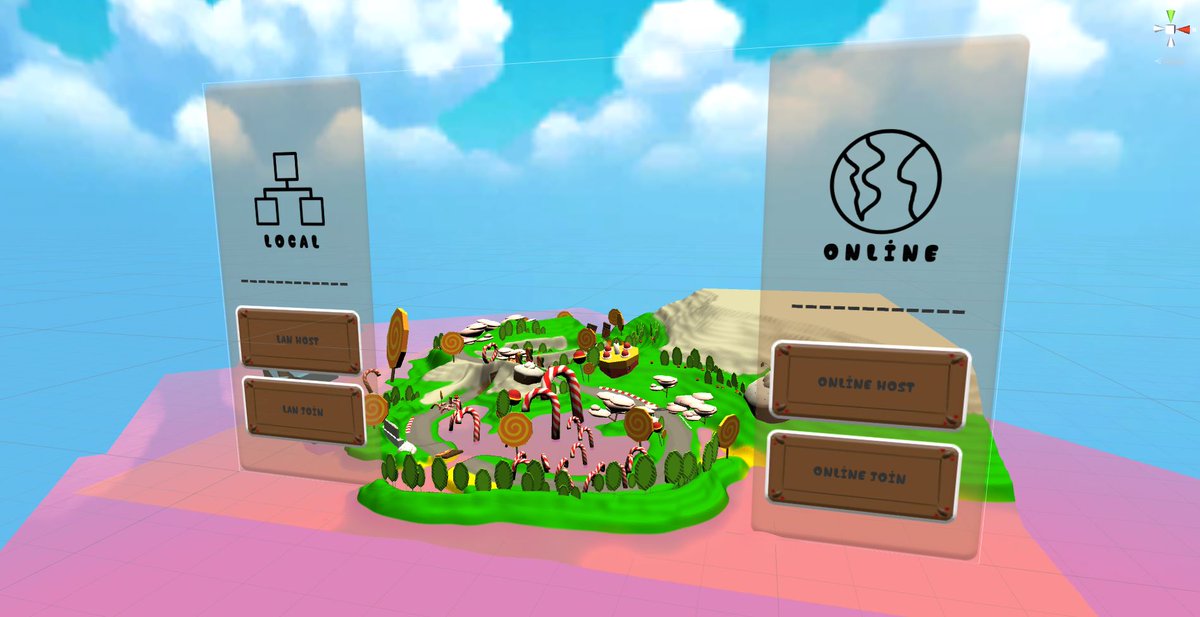 Dev6GameStudio's tweet image. Welcome to Candy Land :D We just set up the UI! #rbcgj #candy #bohnen