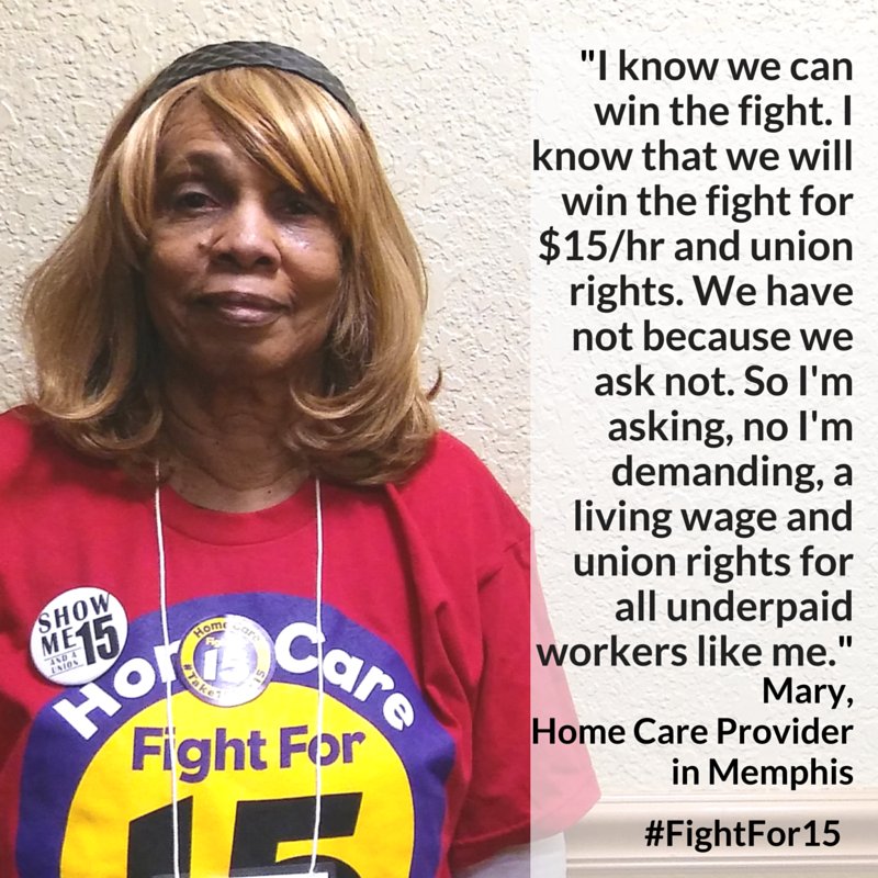 Show_Me15's tweet photo. $15 and union rights isn't a request. It's a demand. #FightFor15 https://t.co/YuplIRulpx