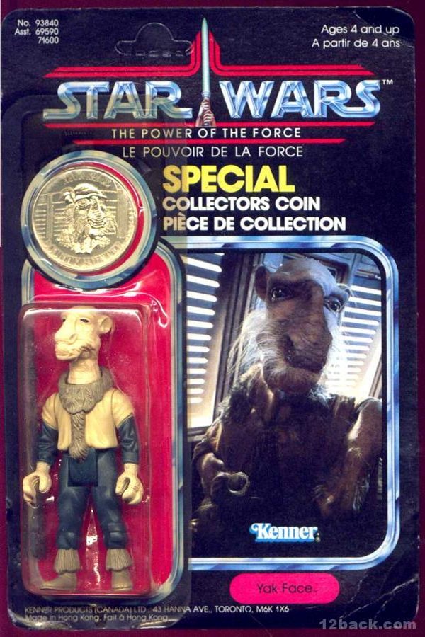 ClassicStarWars's tweet image. #StarWars Kenner Power of the #Force #YakFace action figure