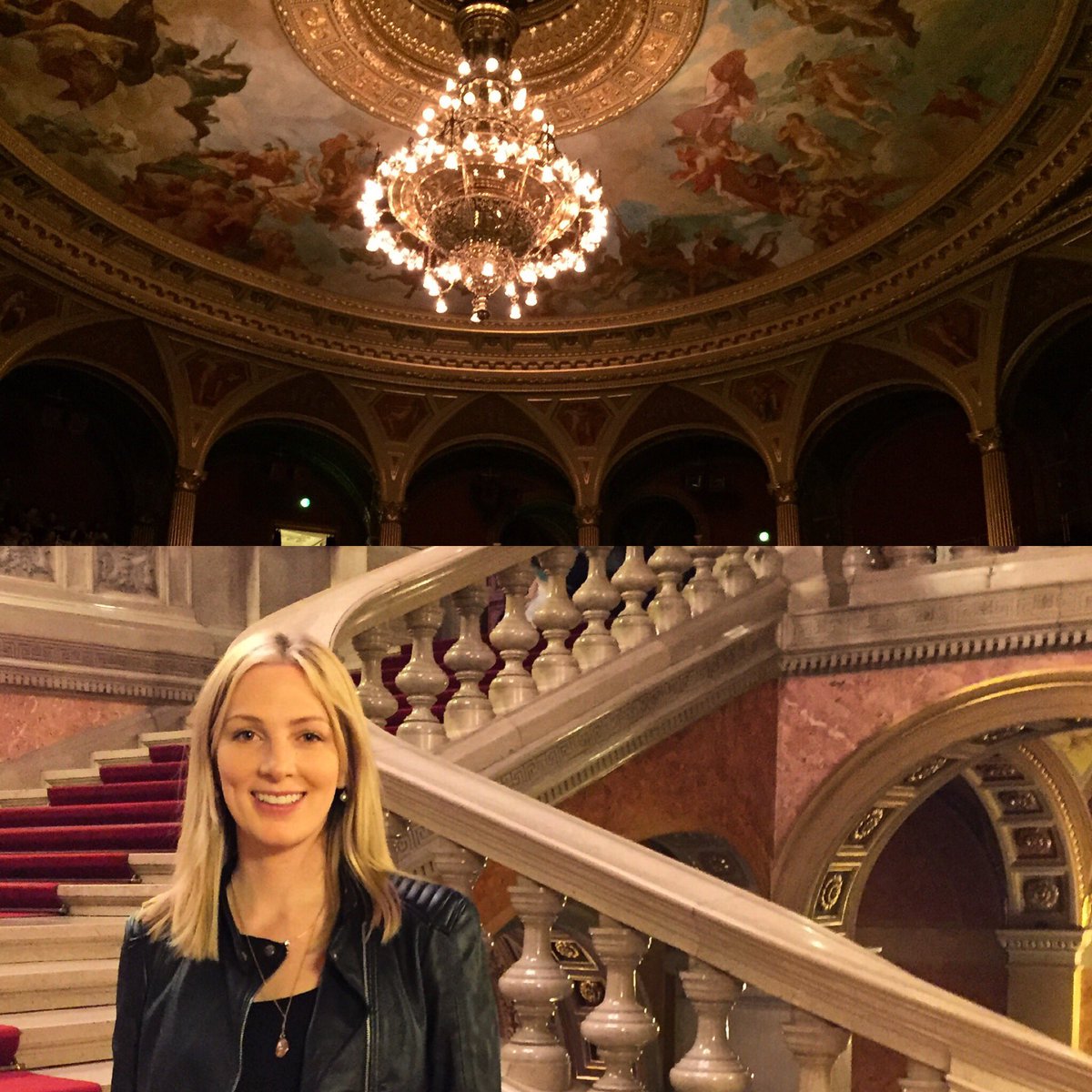 widmaier_lauren's tweet photo. At the #ballet in #Budapest #hungarianstateoperahouse #sleepingbeauty https://t.co/6BQCSqP9Ky