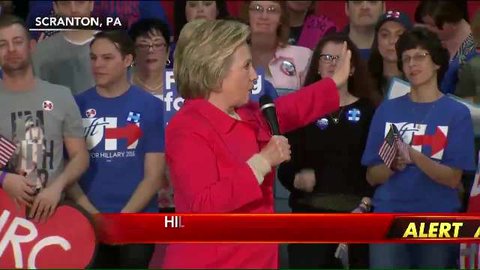 Libertea2012's tweet photo. MT So here's #Hillary's tune now that she's out of #NYC. #Guns are great! New… https://t.co/7UZECfniXd #BernieStrong https://t.co/lroYNu8nLK