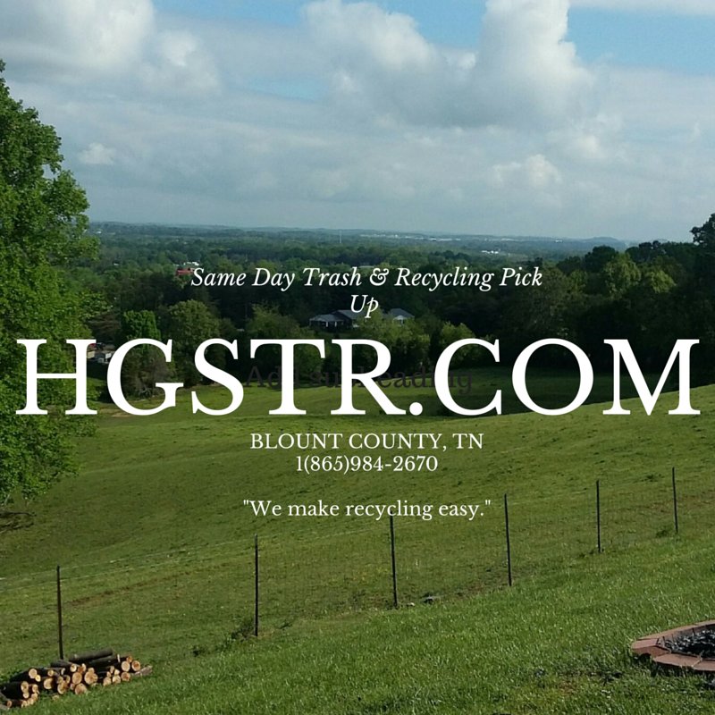 HGSTrashRemoval's tweet photo. Enjoy the simplicity of same day trash + recycling pick up Blount County with https://t.co/WGDeKv54xc https://t.co/phe11l2Uyl