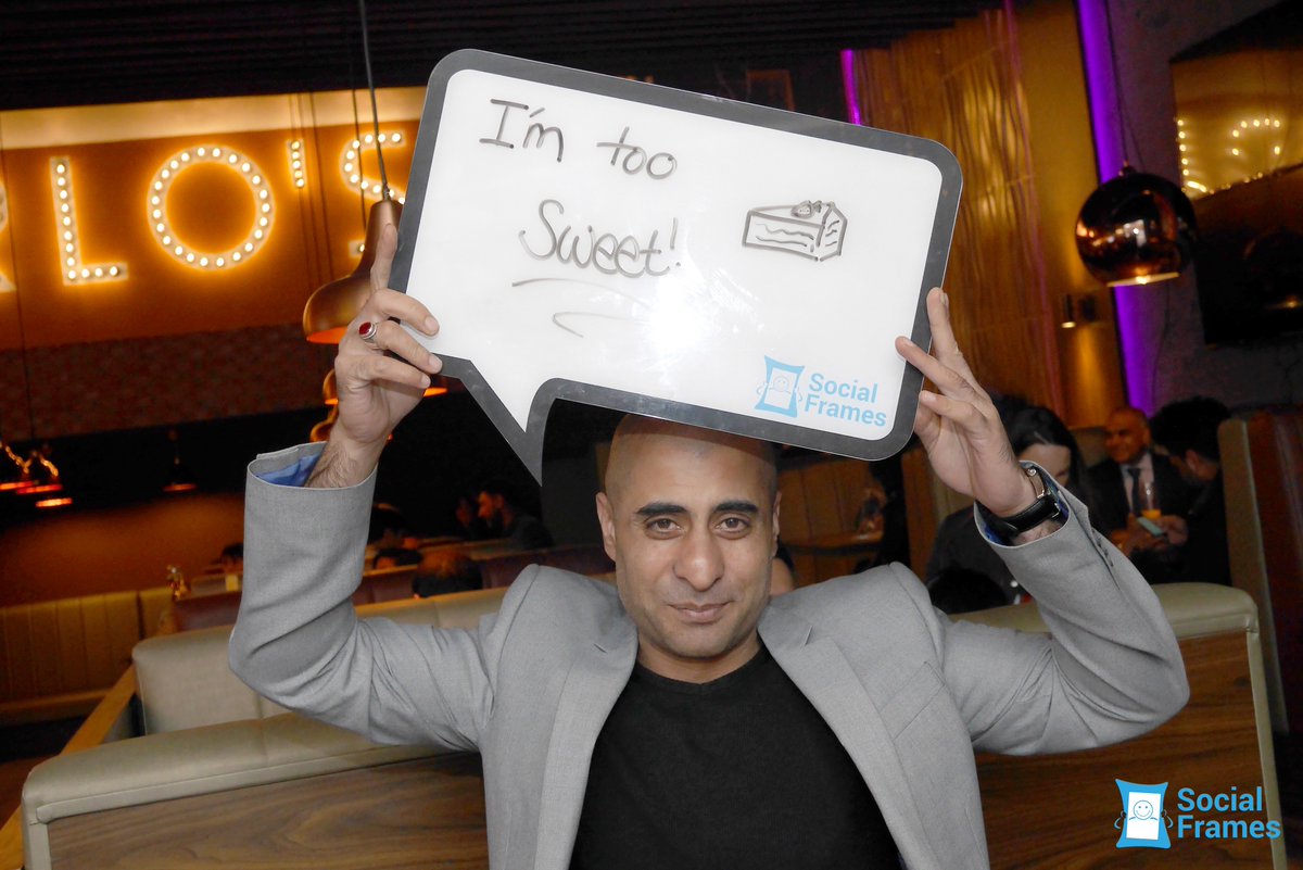 MrLaddMedia's tweet photo. Mr Cool @abidmk55 at the #PirlosParty at @pirlosdessert looking sweet being framed by #socialframes https://t.co/gFoOv47SHm