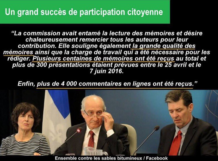 StBeni's tweet photo. #EnergieEst : BAPE suspendu.
Voilà où peut mener la participation citoyenne. Bravo Québécois
https://t.co/L1uY5MWmTH https://t.co/tdWhHBBCFk