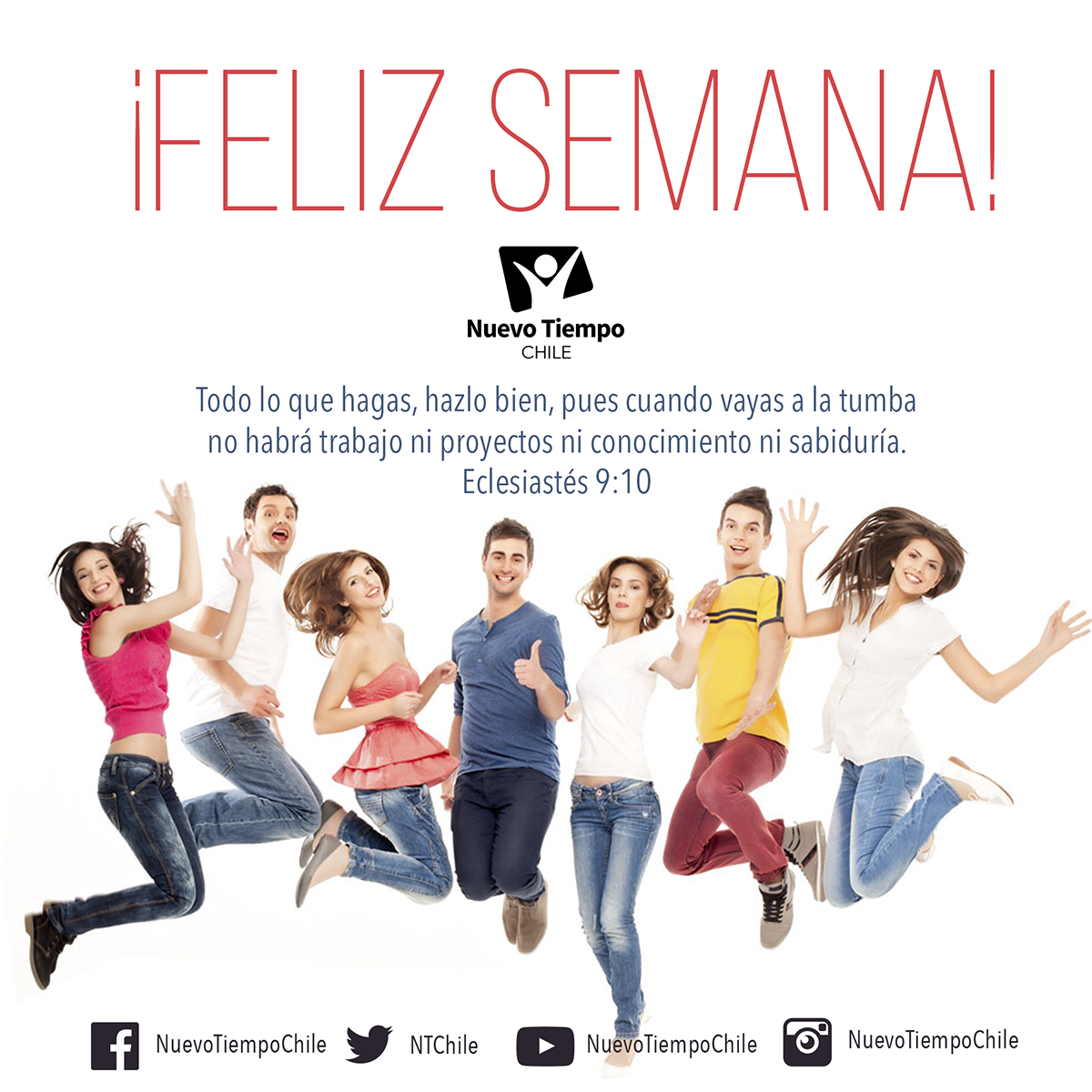 ntchile's tweet photo. Da siempre lo mejor de ti. Aprovecha el #tiempo y la #vida y busca lo que realmente importa. #FelizSemana #Comparte https://t.co/9YI5jAHS9Y