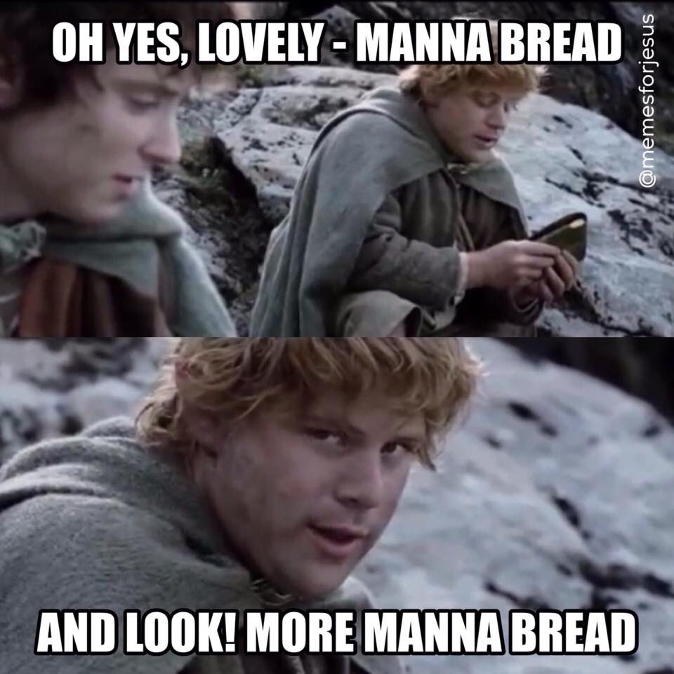 LOTR #LambasBread #Manna #Frodo #Samwise #ChristianMemes, image size:960x960