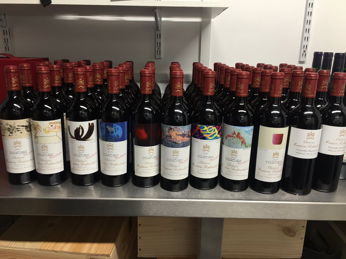 Vertical Mouton Rothschild from 05 to 15......