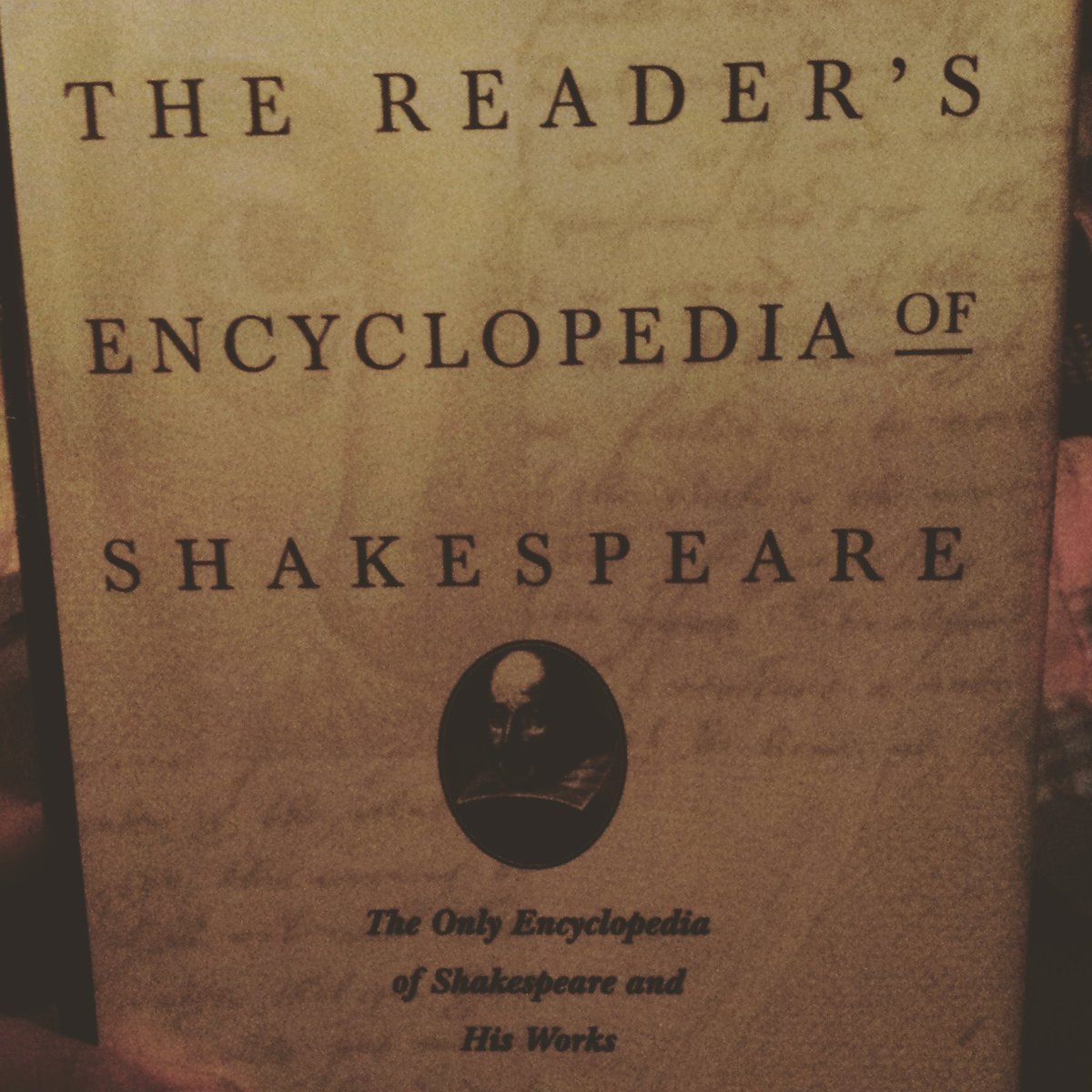 mrsvanderley's tweet photo. Just some light reading  #HappyBirthdayShakespeare https://t.co/opye6UwbWE