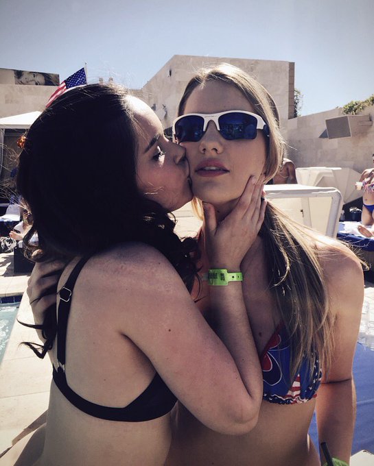 First Vegas pool party with @kennajames21 &amp; @AlexXxisAdams my girls are better then yours 😏👌🏻👯 https://t<a class="tags" href="/tag/kennajames21">@kennajames21</a><a class="tags" href="/tag/alexxxisadams">@alexxxisadams</a><a href="/tag/model"class="tags"><span>#model</span></a><a href="/tag/exclusive"class="tags"><span>#exclusive</span></a><a href="/tag/sexysaturday"class="tags"><span>#sexysaturday</span></a>