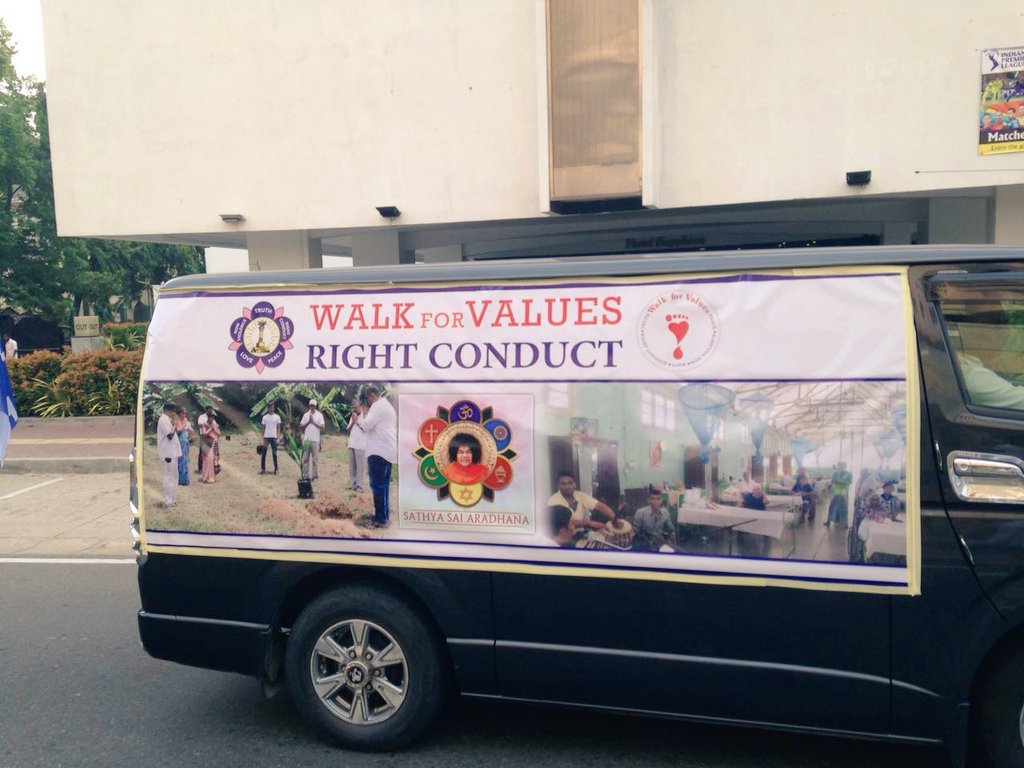 walkforvaluesSL tweet picture