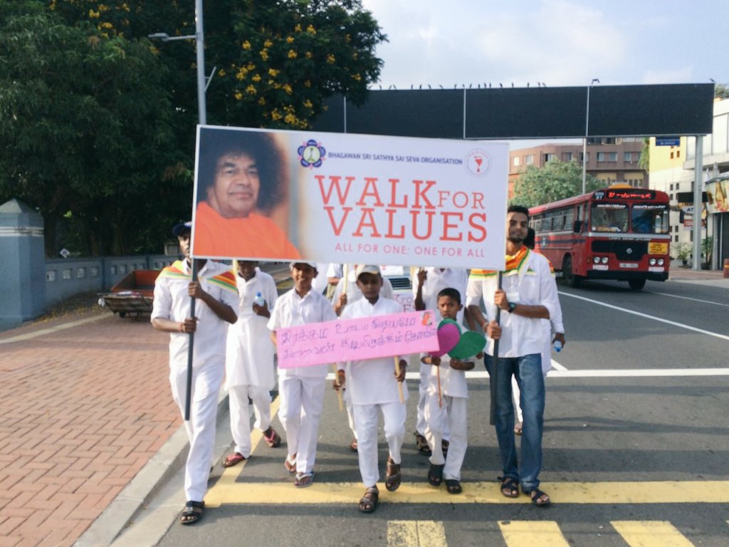 Walkforvalues (@walkforvaluessl) on Twitter photo Live updates from Srilanka. #WalkForValues on Aradhana Day <a href="/walkforvalues/">Walk For Values</a> <a href="/Radiosaih2h/">Radio Sai</a> <a href="/sai_universe/">SathyaSai.org</a> <a href="/sghradiosai/">Radio Sai (SSSMC)</a> Live updates from Srilanka. #WalkForValues on Aradhana Day <a href="/walkforvalues/">Walk For Values</a> <a href="/Radiosaih2h/">Radio Sai</a> <a href="/sai_universe/">SathyaSai.org</a> <a href="/sghradiosai/">Radio Sai (SSSMC)</a>