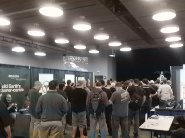 Day one #LinuxFest still bumping. So far <a href="/lfnw/">LinuxFest Northwest</a> is a blast! Stoked for Sun 9:30 talk on #Bitcoin #Blockchain! #Lfnw