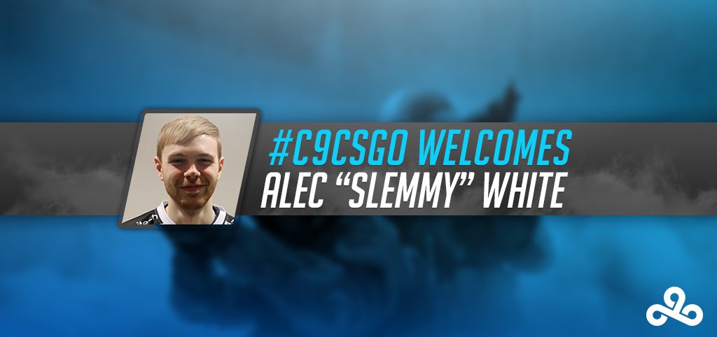 Cloud9's tweet image. We&apos;re excited to announce that @SlemmyCSGO has joined the #C9CSGO roster! cloud9.gg/news/csgo-welc…