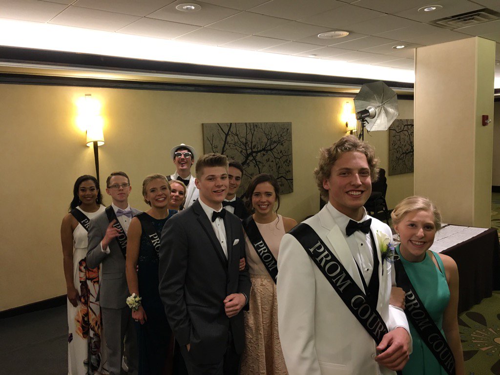 Glenbard West HS on Twitter "Prom Court gets ready. Go West!…