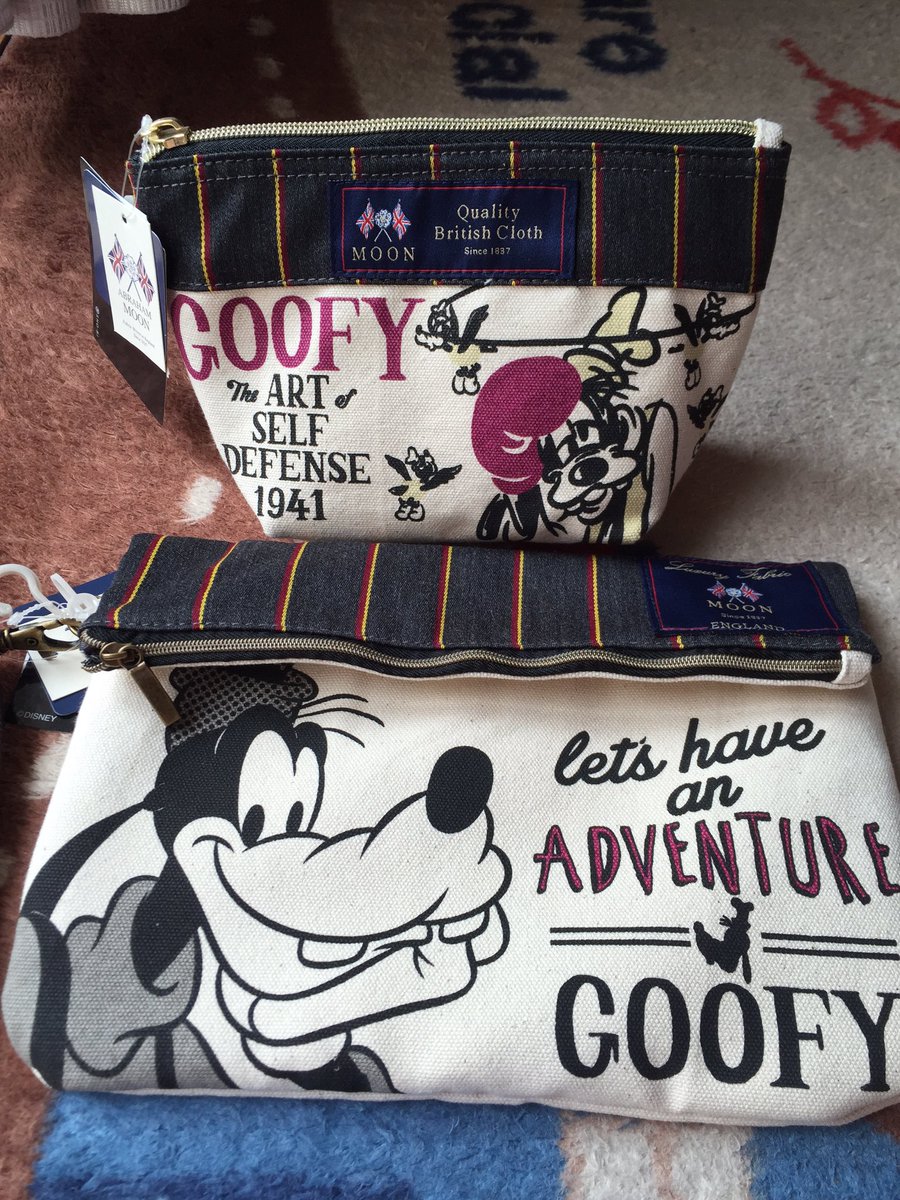 ちろこ グヲタ必見 しまむらでグーフィーグッズ出たと聞いてチャリ飛ばしてきた おきゃわたんんんん ダサくない やっぱり一個ずつしか入荷してないのかな あー可愛い しまむらディズニー