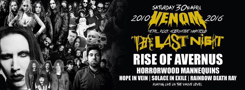 RDR_band's tweet photo. We're playing the LAST VENOM EVER on #Saturday! Mention us at the door for cheap entry! #Venom #Sydney #LiveMusic https://t.co/MJdNLNXlHA