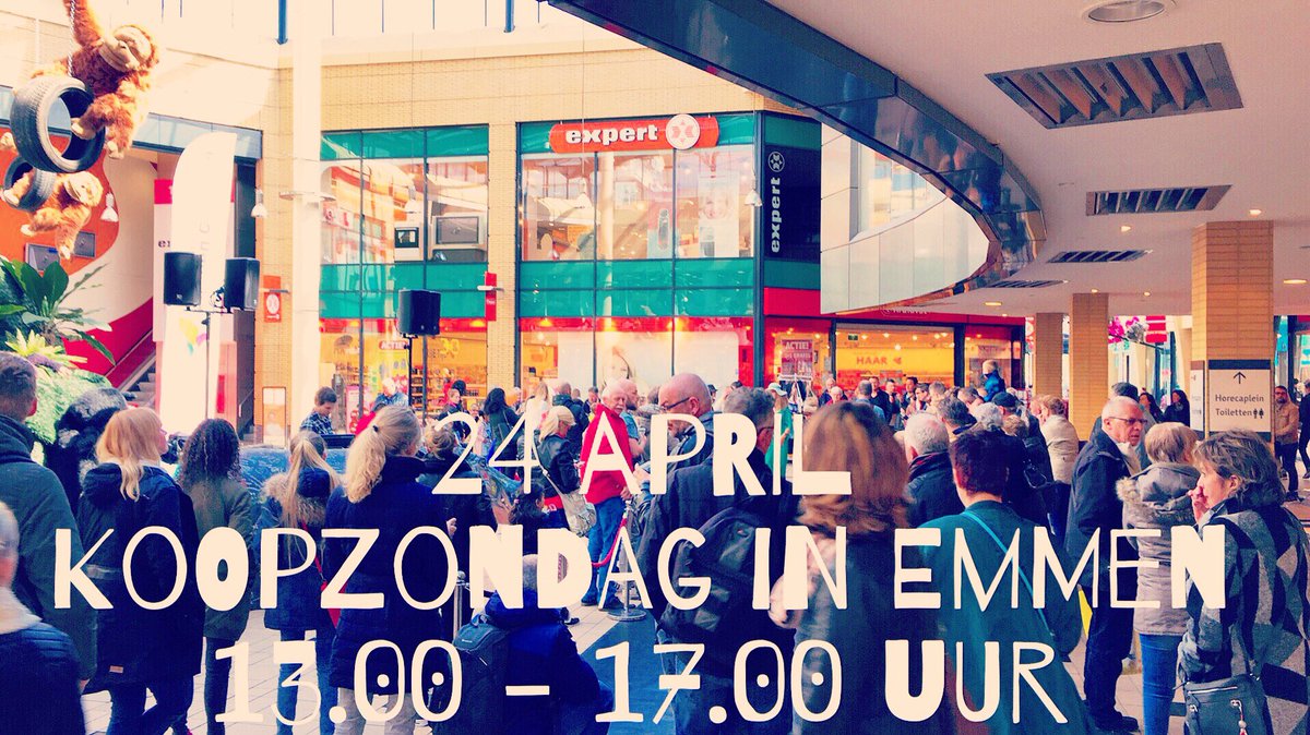 Koopzondag vandaag in Emmen! Met oa kermis en de finale van de Miss Emmen verkiezing. #emmen #koopzondag #24april