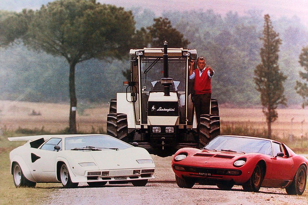 tyrestreets's tweet image. Lamborghini was a tractor maker, he started a car company to answer back Ferrari.
#tyrestreets #tsinteresting #fact