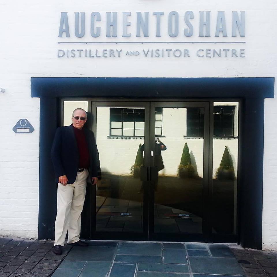 Le créateur des verres NEAT vient d'arriver en Ecosse - et il est déjà passé dire bonjour à la team Auchentoshan!