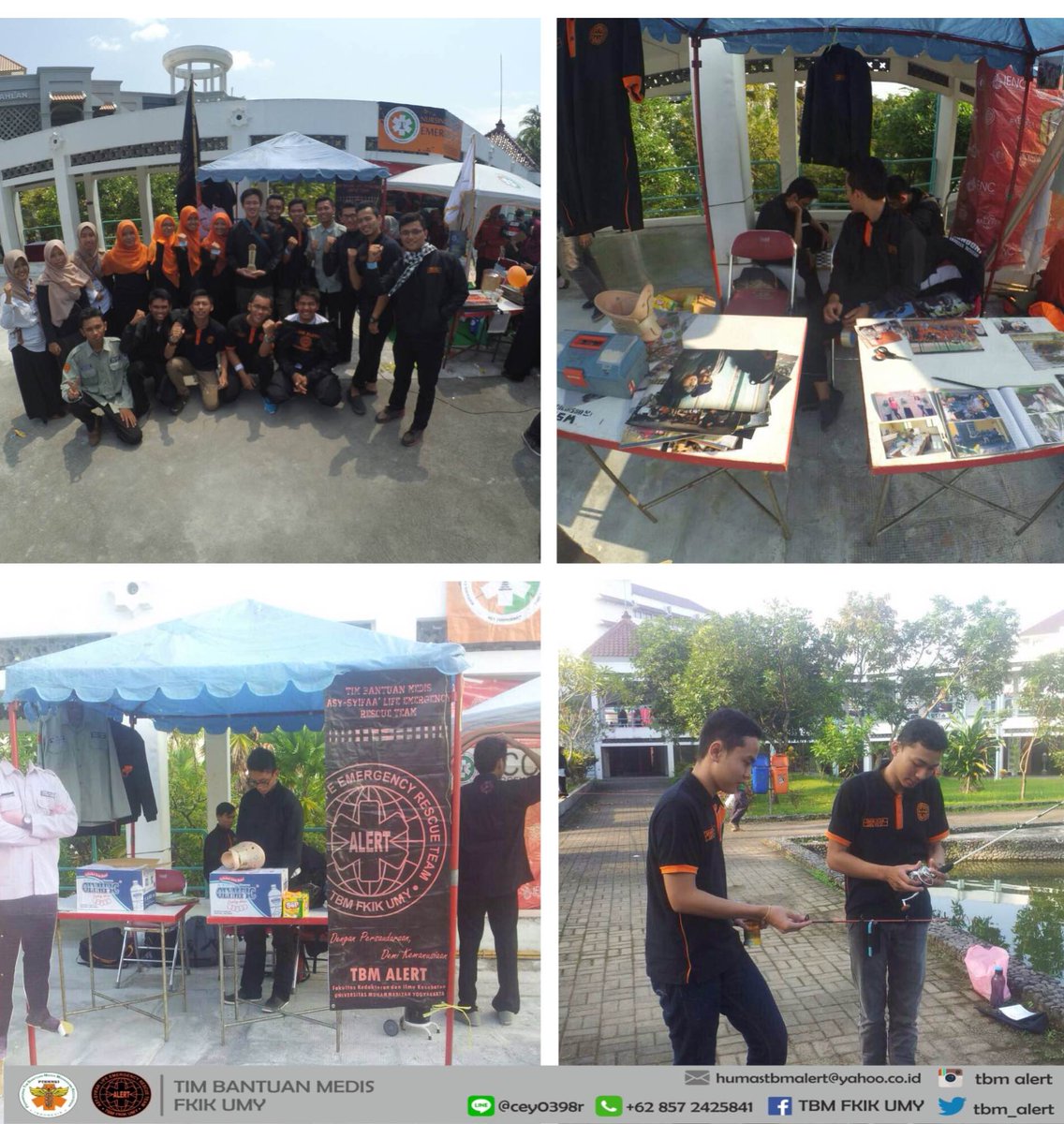 Tak kalah serunya, TBM ALERT berpartisipasi dalam Family Gatherinf FKIK UMY di Plaza Bintang UMY:3 #tbmalert
