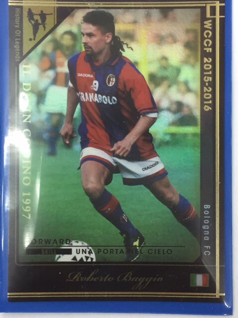 アズーリの至宝】 WCCF「HOLE ロベルト・バッジョ（ボローニャ）」入荷