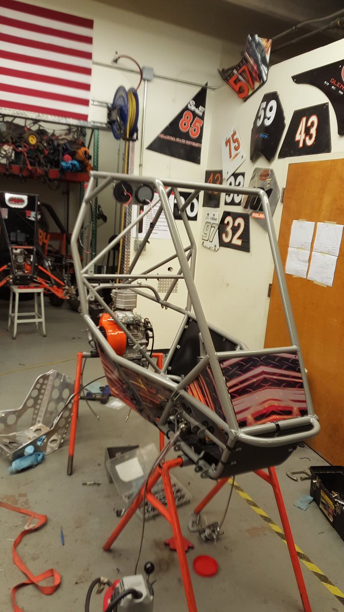 CowboyRacing's tweet photo. Thanks to OSU Sign Shop and Prizm Powder for making our car awesome! https://t.co/Px9LVl6eqb