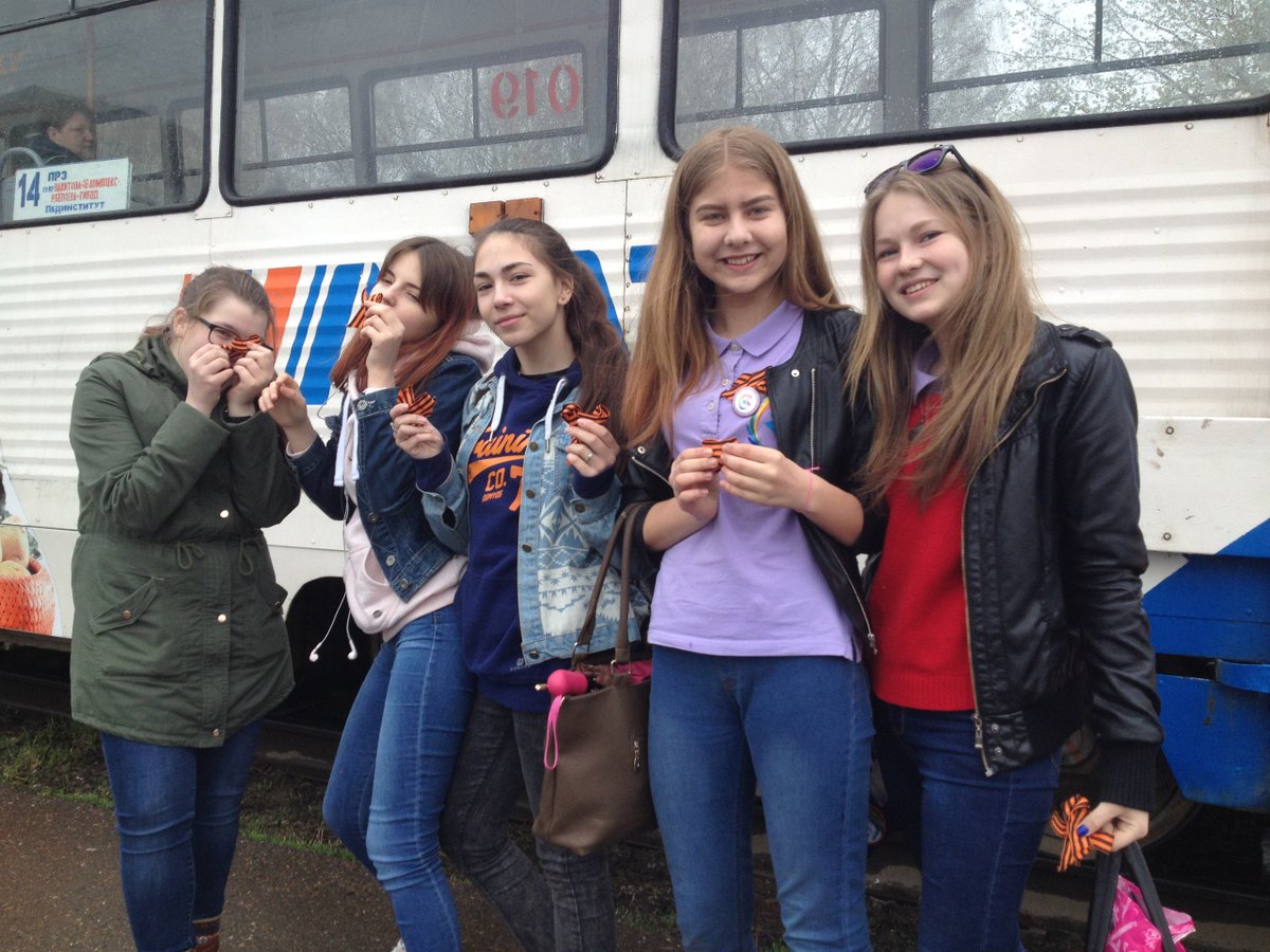 DiMOO_ITD's tweet image. Акция &quot;Единый народ-Победитель&quot;в рамках #весенняя_неделя_добра-раздача георг.лент и рас-зы о происхождении #итдчелны