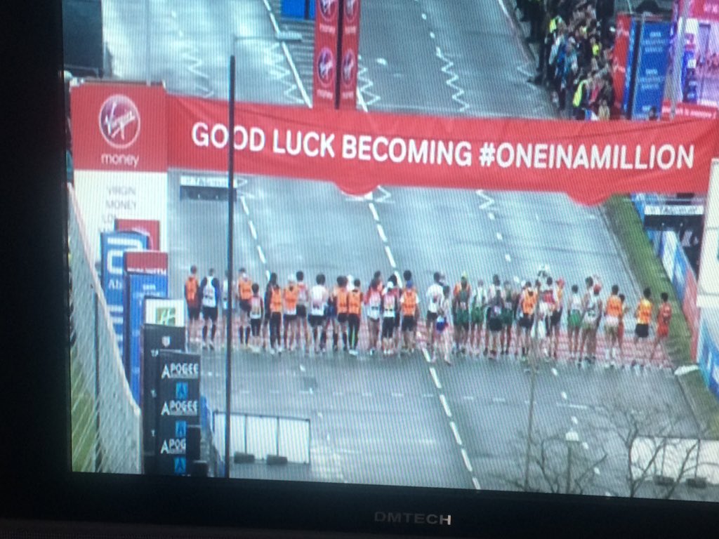 sportingkneads's tweet photo. To all our #oneinamillion London Marathon runners, give it horns and hope the "no excuse" legs are in top form today https://t.co/QVIIjMAqAg