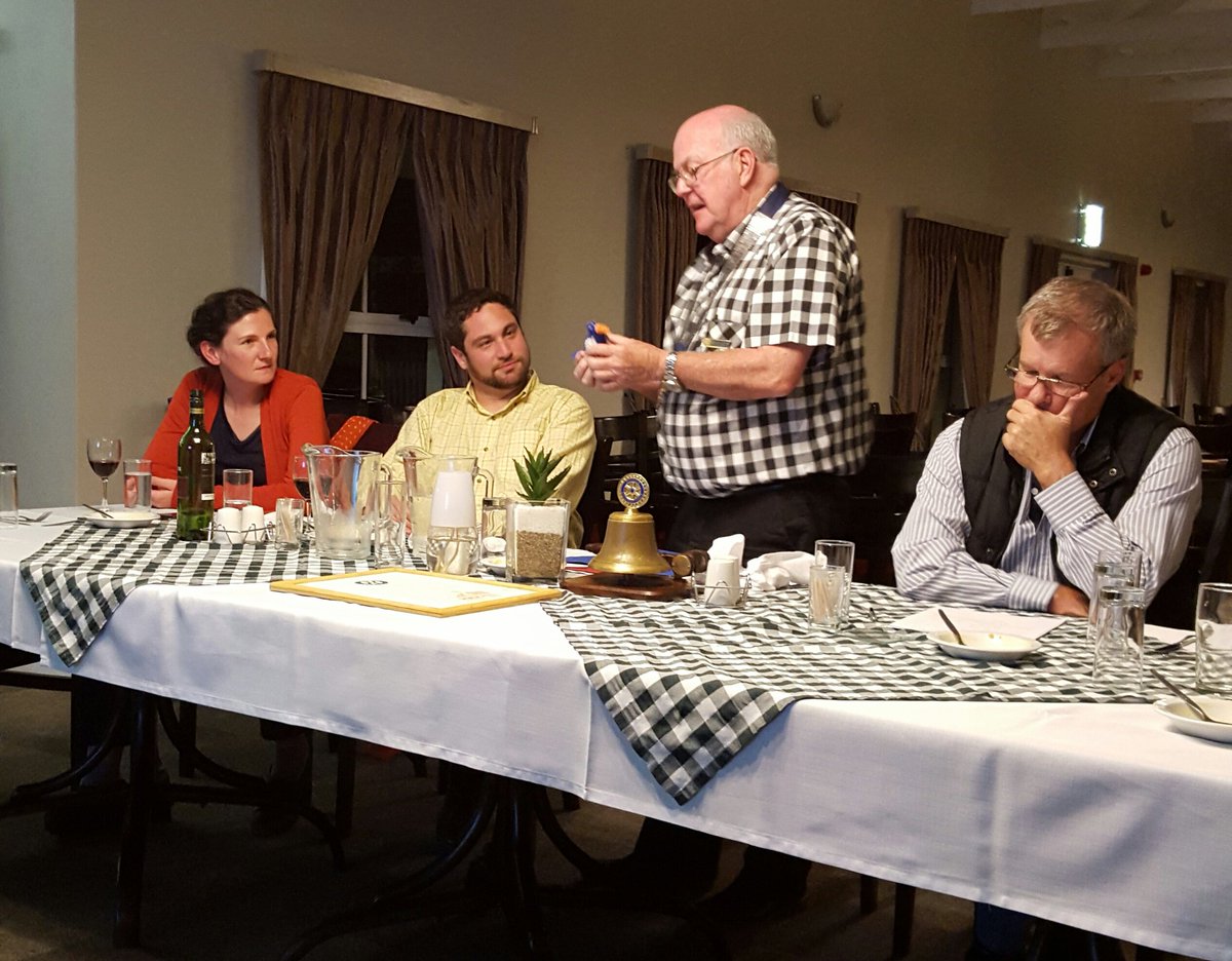 It was a pleasure to host <a href="/teridank/">Teri Dankovich</a> &amp; #JonathanLevine <a href="/foliawater/">Folia Water</a> of <a href="/RCofForestHills/">Forest Hills Rotary</a> on behalf of <a href="/StrandRotary/">Strand Rotary</a>