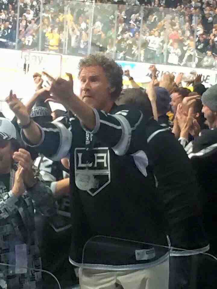 Will Farrell was upset when the Kings lost 😂