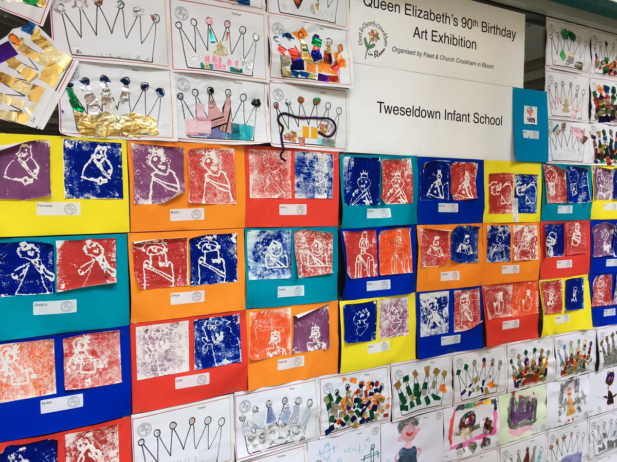 More lovely paintings! Well done Tweseldown Infant School - great work 😊