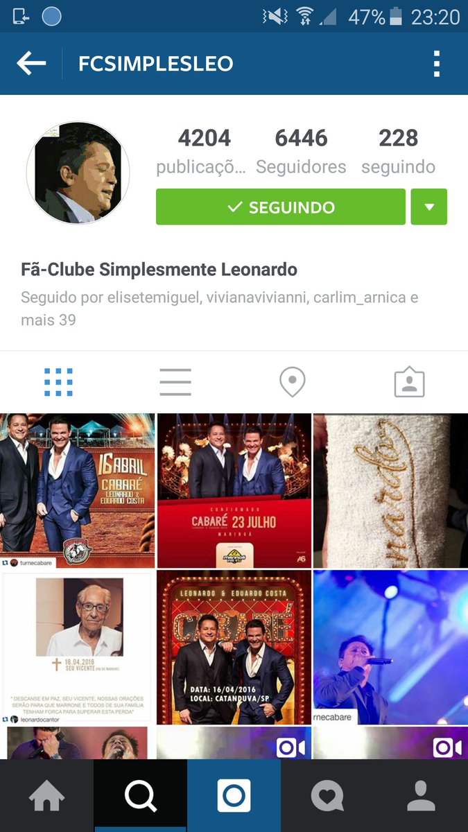 FCSL's tweet photo. Ainda não nos segue no instagram? Bora lá seguir e ficar por dentro da carreira do nosso ídolo https://t.co/3o7mEGFdUT