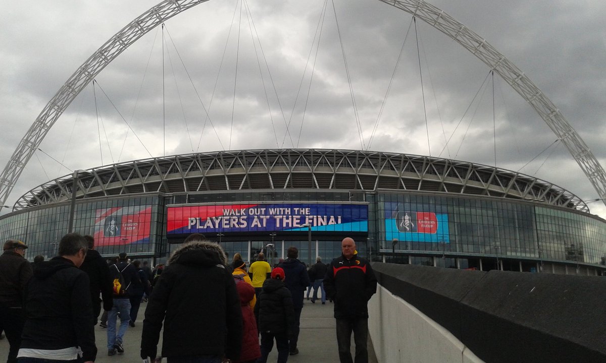 WatfordFCBlog's tweet image. Wembley!!!!! #WatfordFC